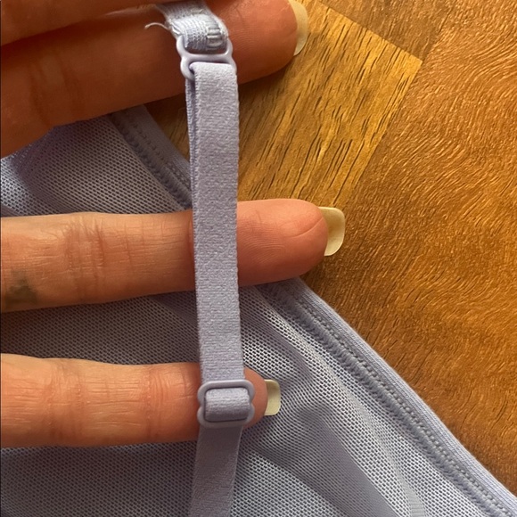 New SKIMS Blue Violet Ribbed Bralette - Picture 10 of 15